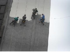  江门外墙补漏解说高空外墙清洗有哪些重要性      